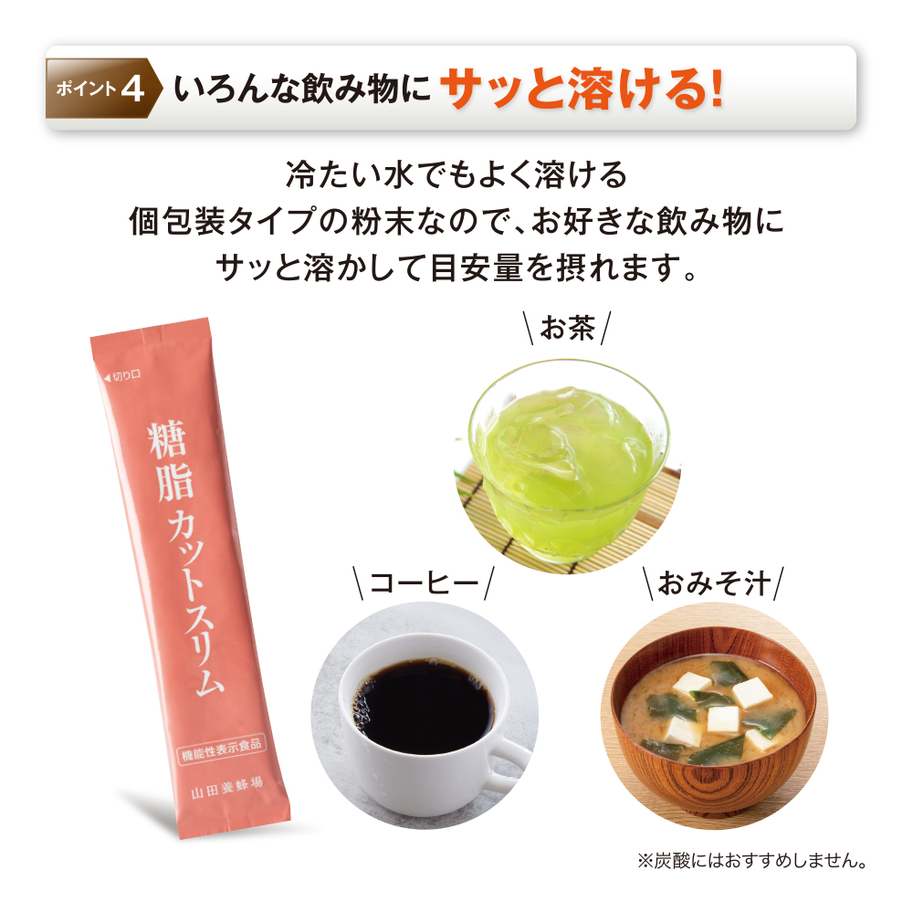 糖脂カットスリム｜健康食品の通販 山田養蜂場【公式】