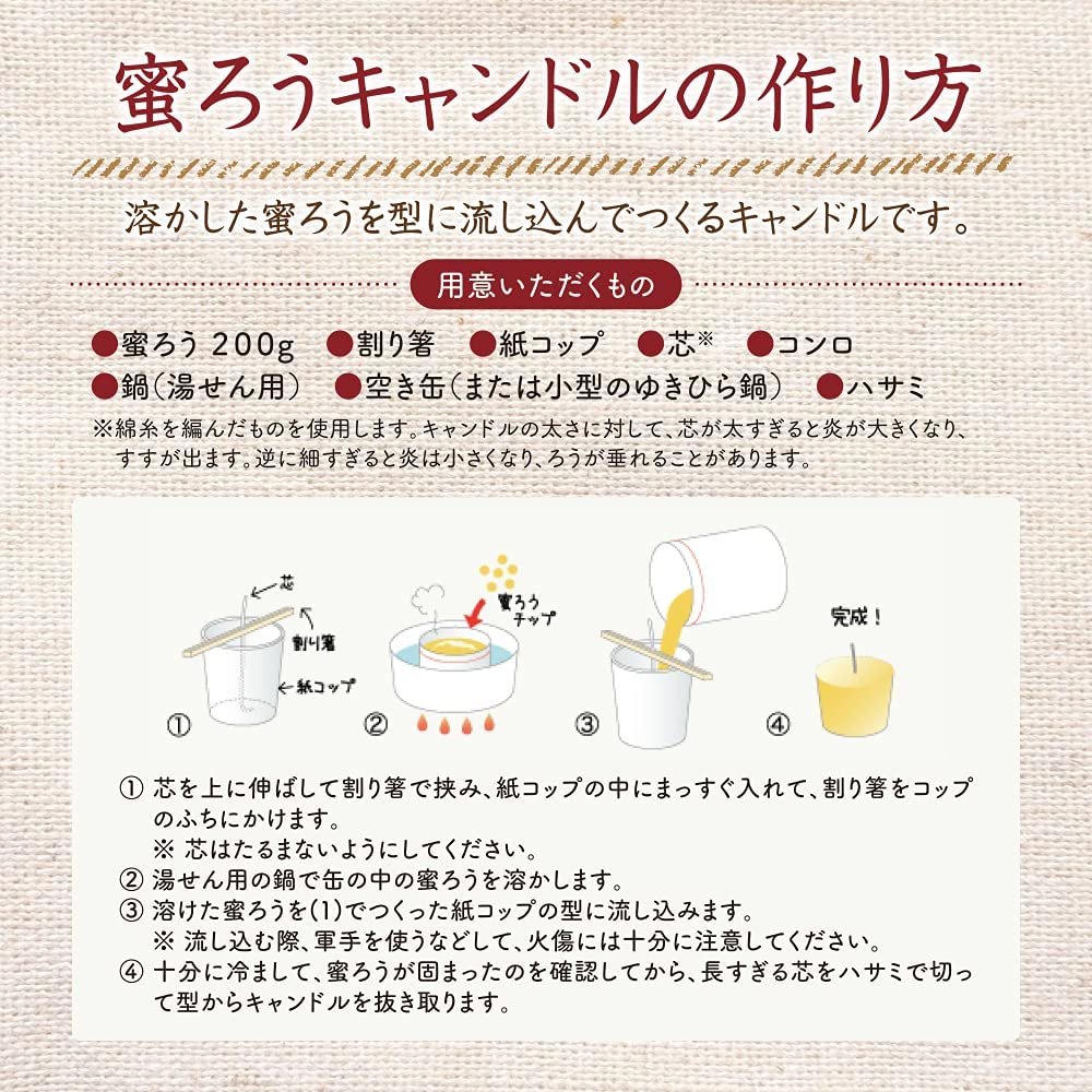 蜜ろうチップタイプ｜はちみつ・自然食品の通販 山田養蜂場【公式】