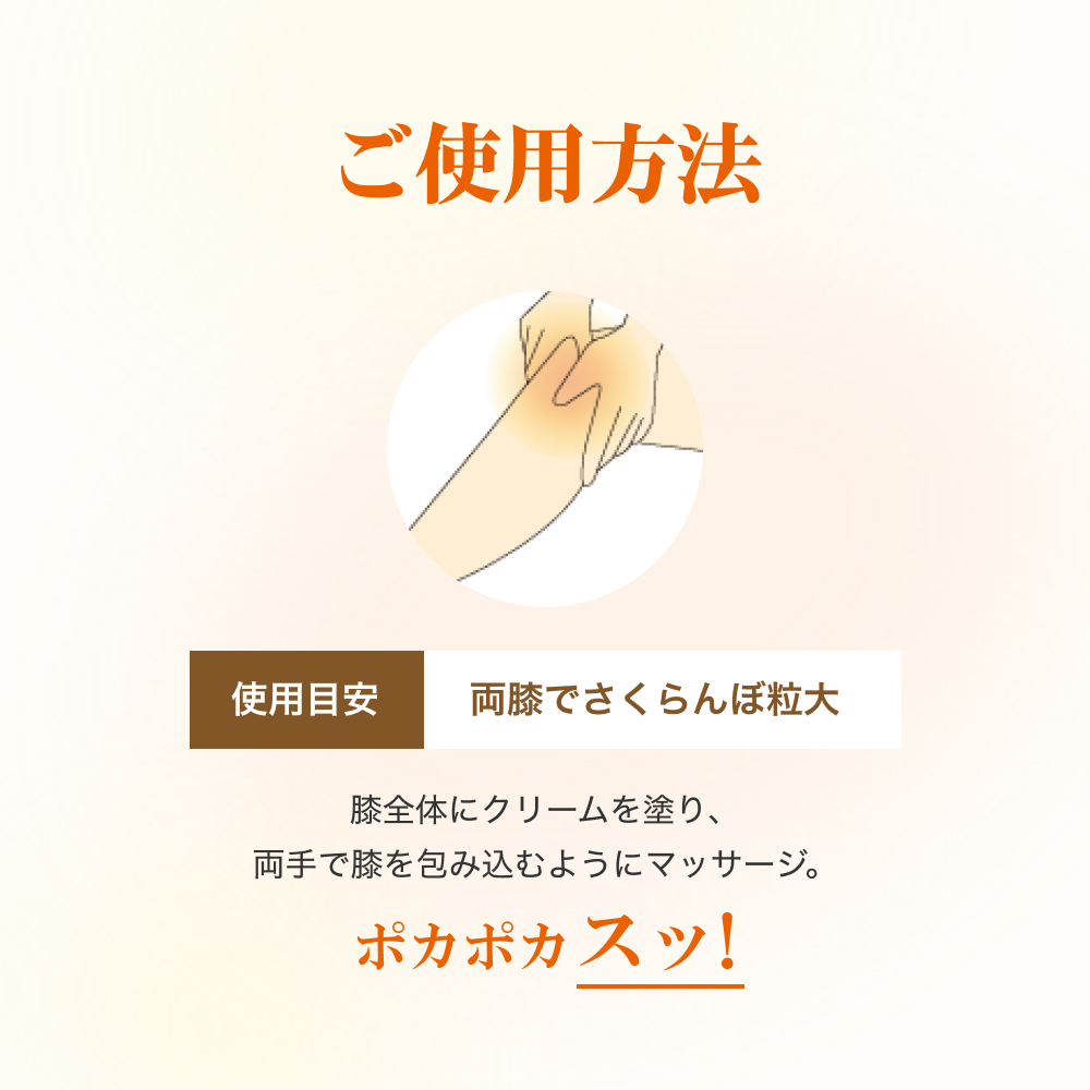 ポカポカ間接ケア マッサージ用ジェルクリーム｜健康食品の通販 山田