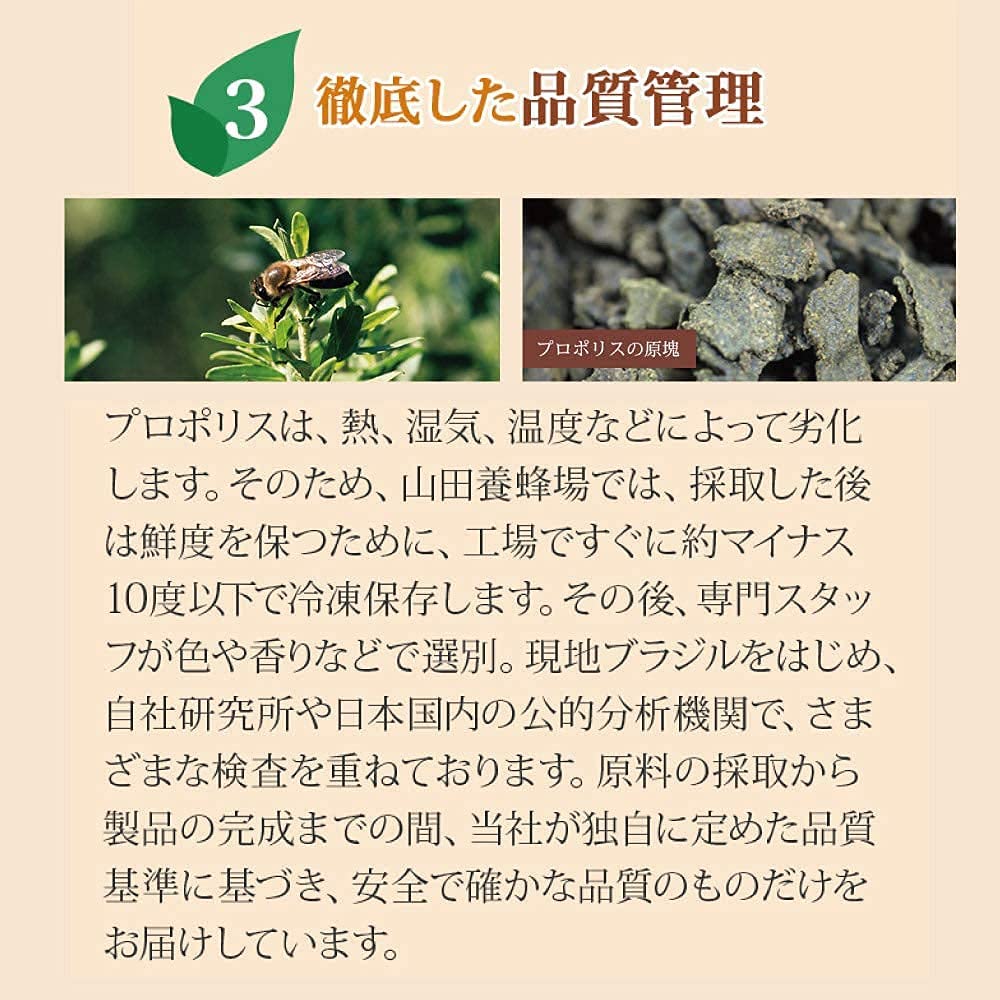 プロポリスマイルド｜健康食品の通販 山田養蜂場【公式】