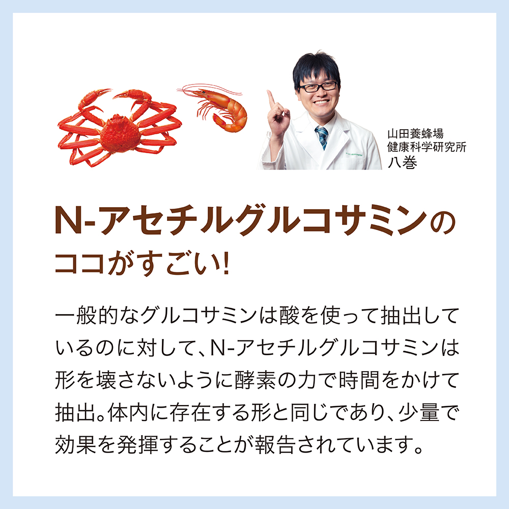 関節ケア グルコサミン｜健康食品の通販 山田養蜂場【公式】